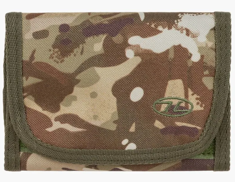 Highlander Shield RFID Wallet in HMTC Camo